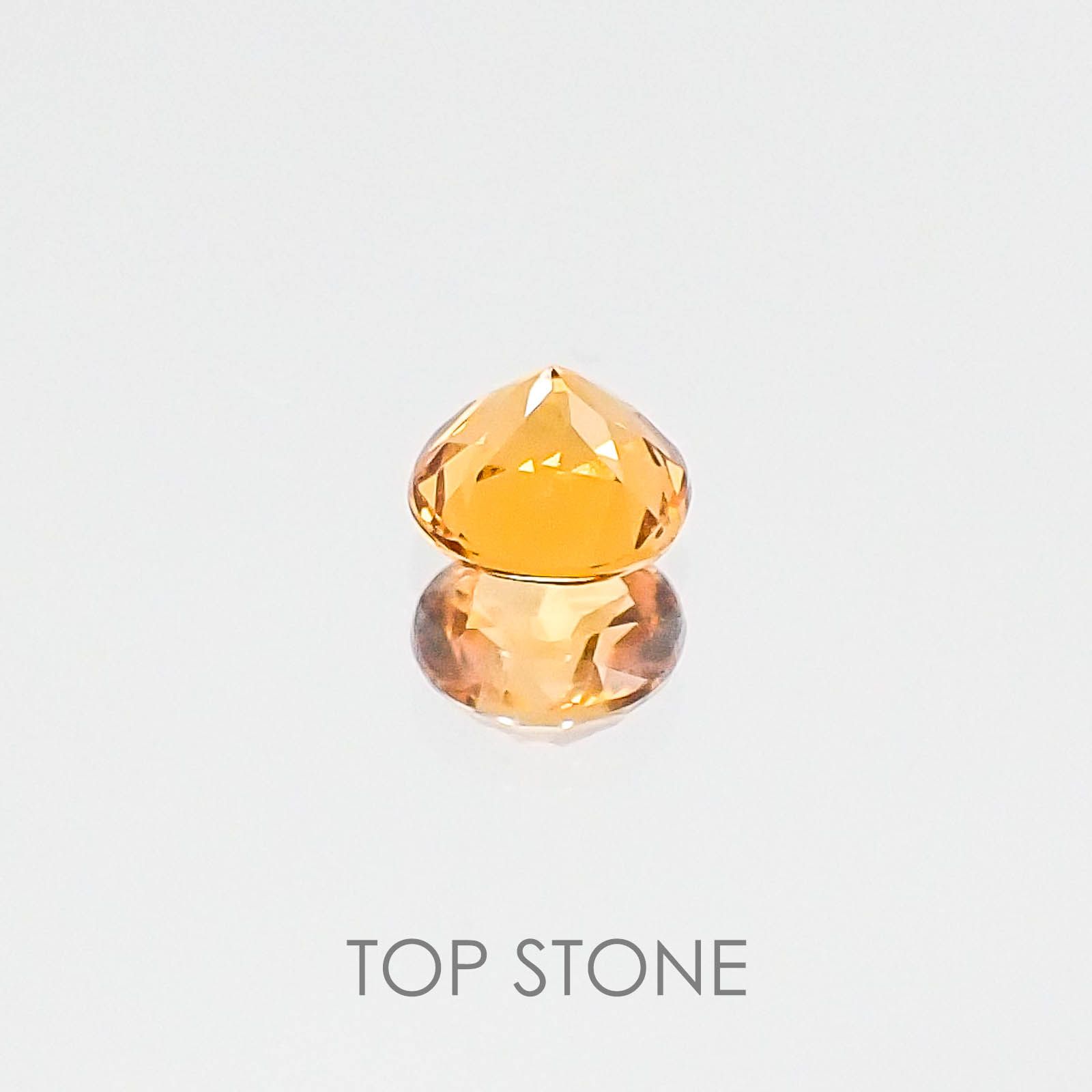 スペサルティンガーネット マンダリンオレンジカラー ケニア産 ルース 0.2ct[20084396]3.5×3.5mm前後
