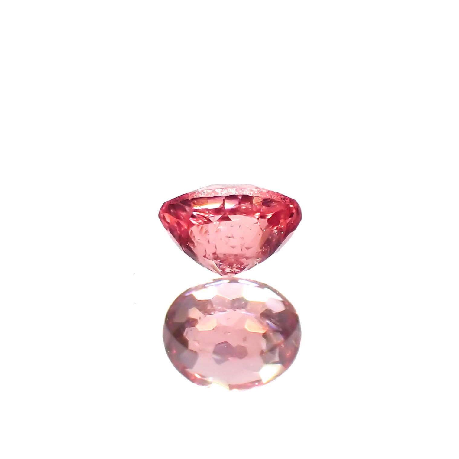 ピンクスピネル パパラチャカラー タンザニア産 0.17ct[230522128]3.5x2.8mm前後