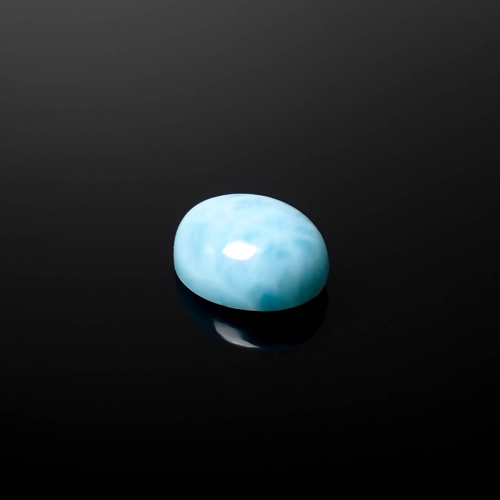 ラリマー(宝石名ブルー・ペクトライト)ドミニカ共和国産 3.94ct 識別済[231225265]10.9x8.9mm前後