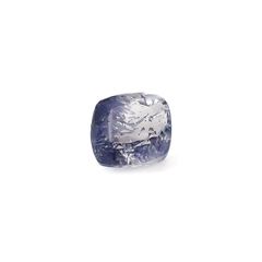 デュモルチェライトインクォーツ ブラジル産 0.45ct / 4.6x4.4mm前後 [260331857]