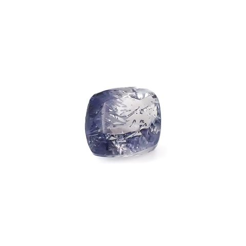デュモルチェライトインクォーツ ブラジル産 0.45ct / 4.6x4.4mm前後 [260331857]