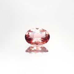ピンクアパタイト(宝石名アパタイト) ブラジル産 1.07ct 識別済[240213005]7.8×5.7mm前後
