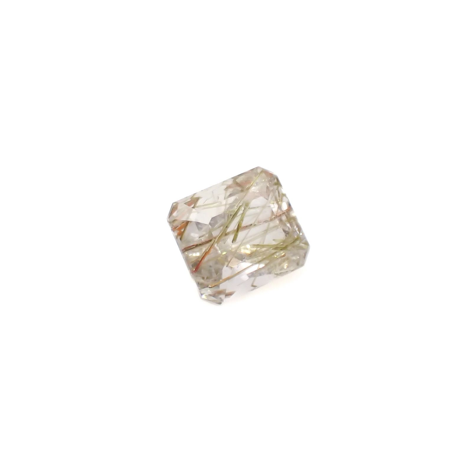 エピドートインクォーツ ブラジル産 5.60ct [240728462]11.1x9.8mm前後