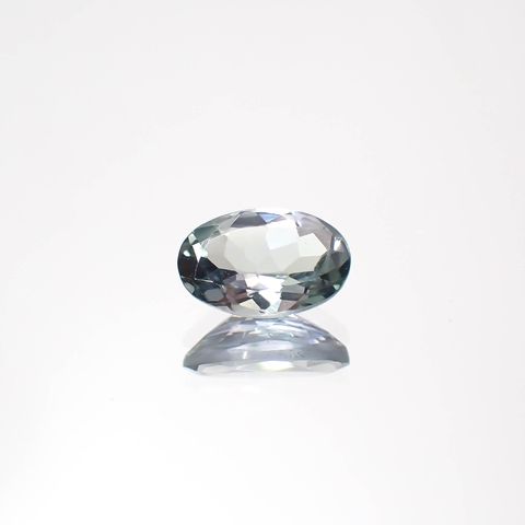 バイカラータンザナイト(宝石名ゾイサイト)タンザニア産 0.57ct 識別済[230421799]6.6x4.4mm前後