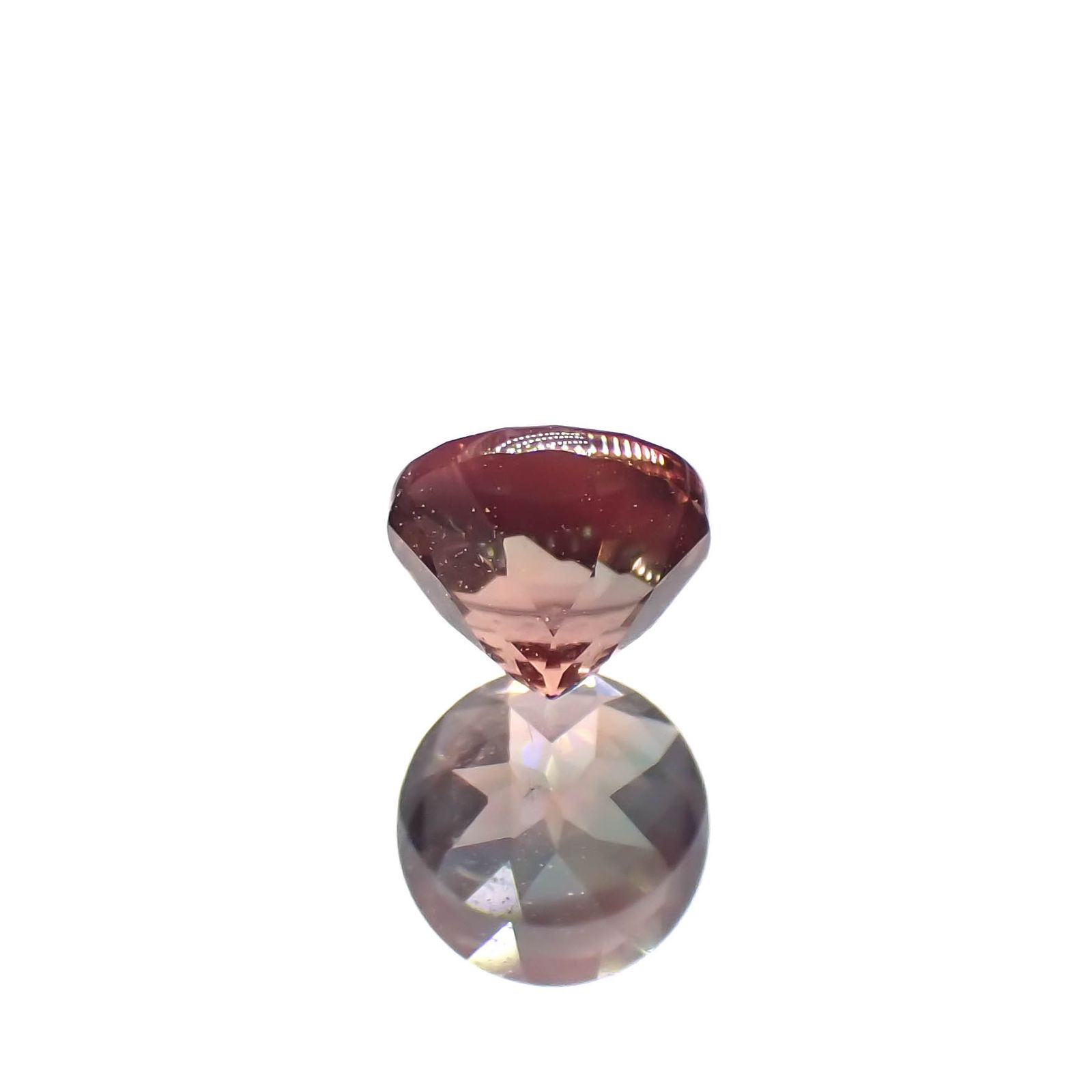 バイカラーアンデシン モンゴル産 0.27ct[230421499]3.8x3.8mm前後