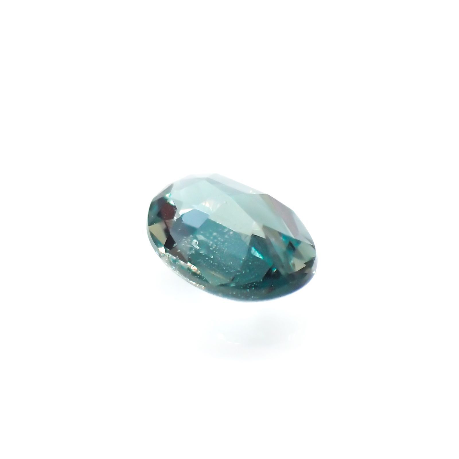 アレキサンドライト(宝石名アレキサンドライト)ブラジル産/EmeraldMains社製 0.107ct ソ付(彩珠)[220113811]3.4x2.5mm前後