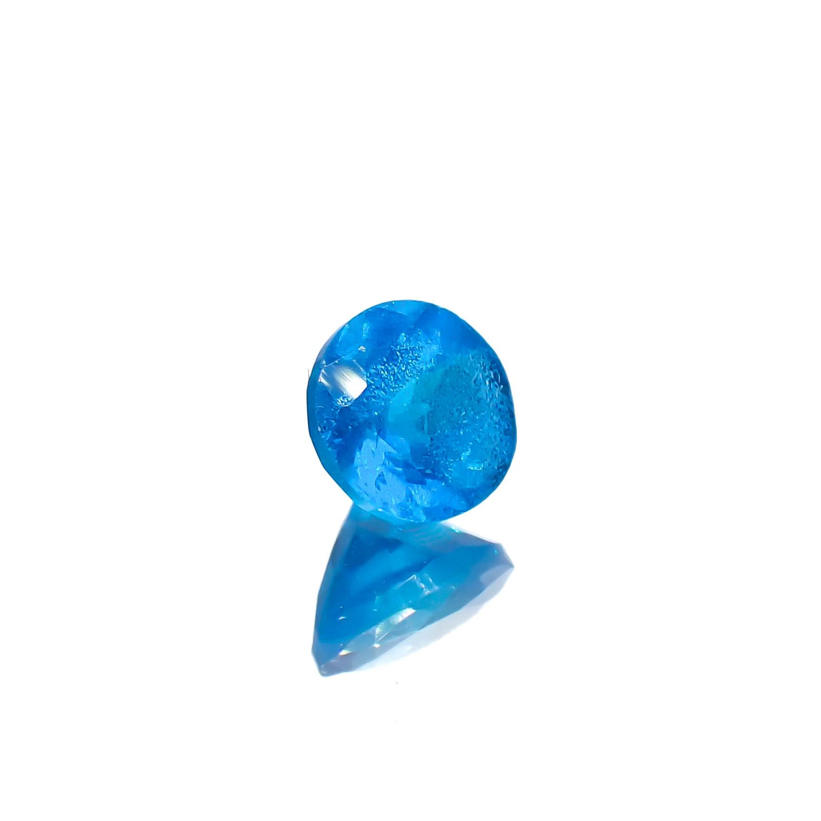 ネオンブルーアパタイト マダガスカル産 0.60ct[240628091]5x5mm前後