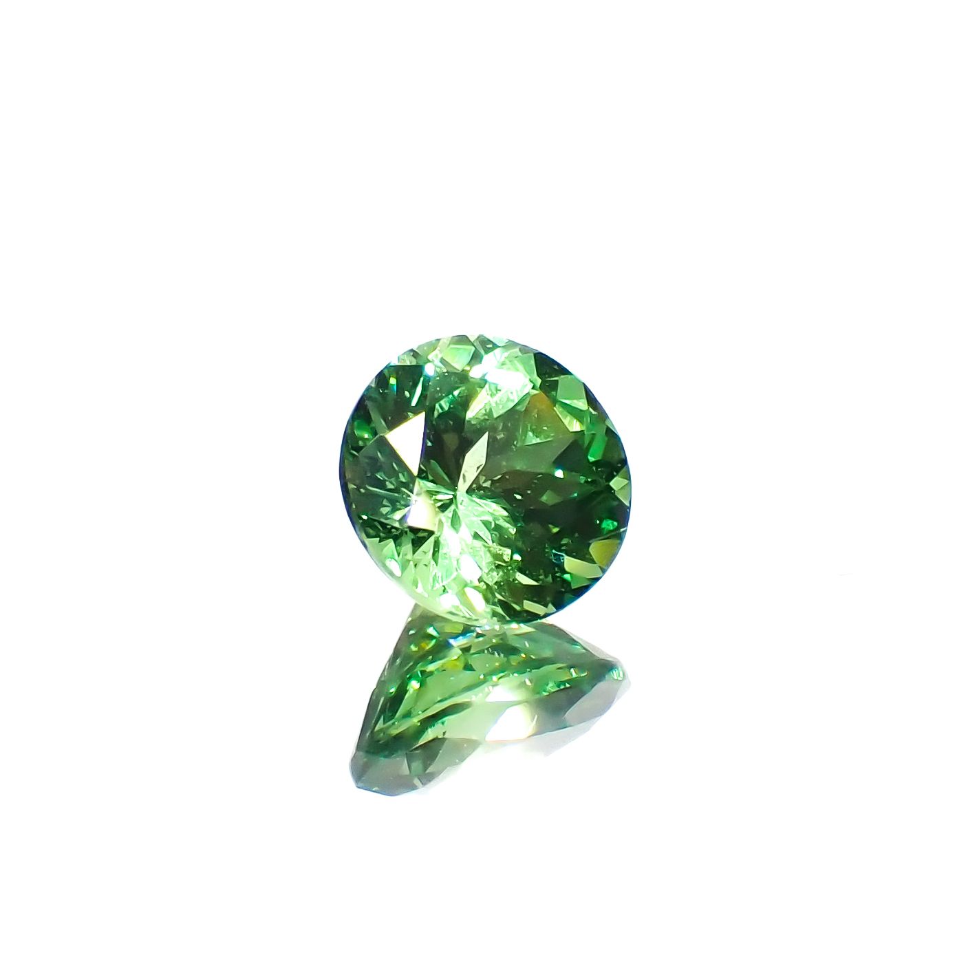 ツァボライト タンザニア産 1.04ct[231023567]6.2x6.2mm前後