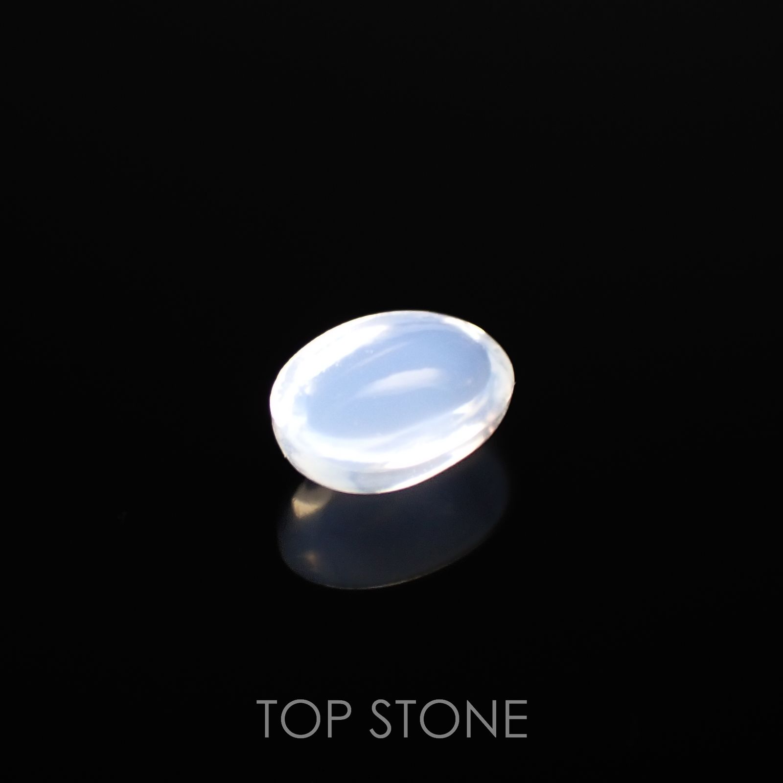 ムーンストーン(宝石名ムーンストーン)インド/スリランカ産 1.12ct 識別済[220515795]7.9x5.8mm前後