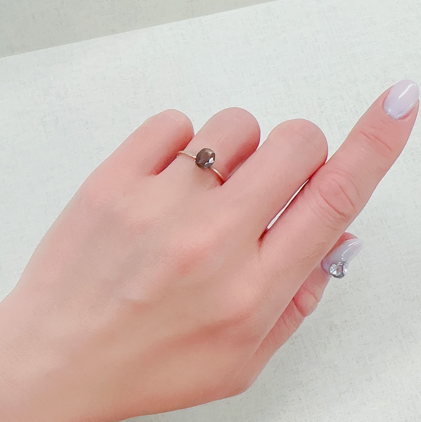 ゴールドシーンサファイア非加熱 ケニア産 1.12ct[230321322]6.7x5.2mm前後