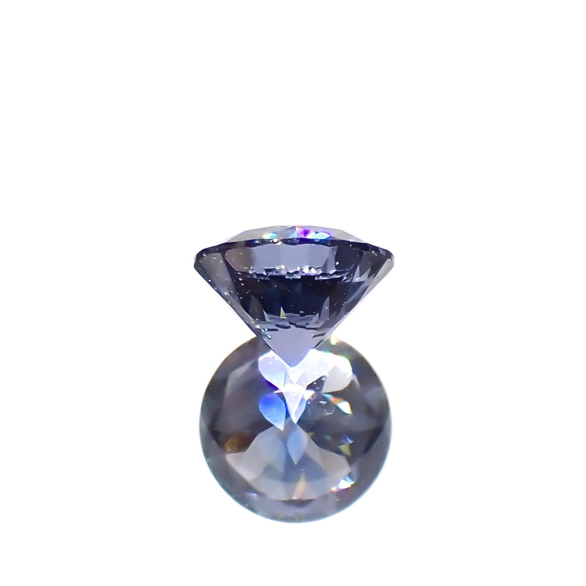 グレイッシュブルースピネル(宝石名スピネル)ビルマ/マダガスカル産 0.26ct[230722672]3.9x3.9mm前後