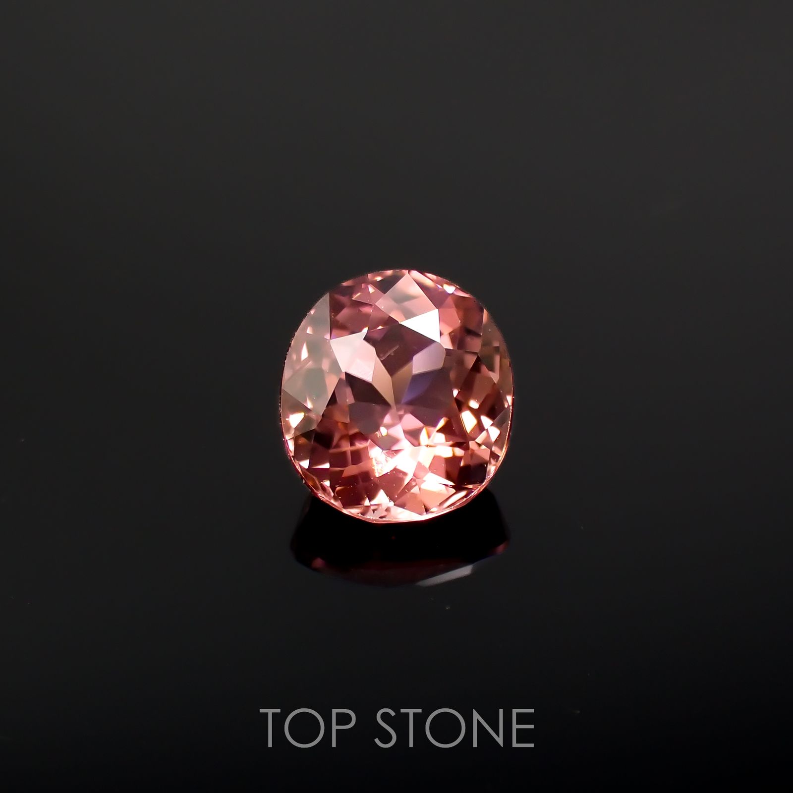 ローズピンクトルマリン(宝石名ピンク・トルマリン)ブラジル/アフリカ産 1.04ct 識別済[221018334]6.6x6mm前後