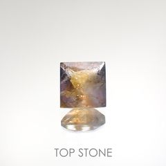 ◇プリンセスカット◇アイオライトサンストーン(宝石名アベンチュリン・アイオライト) インド/ブラジル産 1.796ct ソ付(彩珠)[201812388]7.1×7mm前後