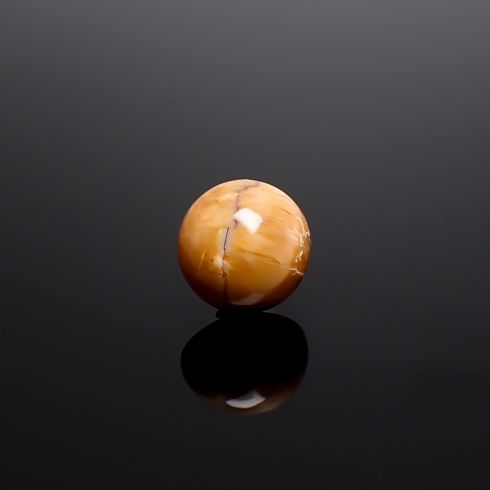 オパールキャッツアイ ブラジル・バイーア州産 3.76ct / 10.1x10.1mm前後 [260933094]