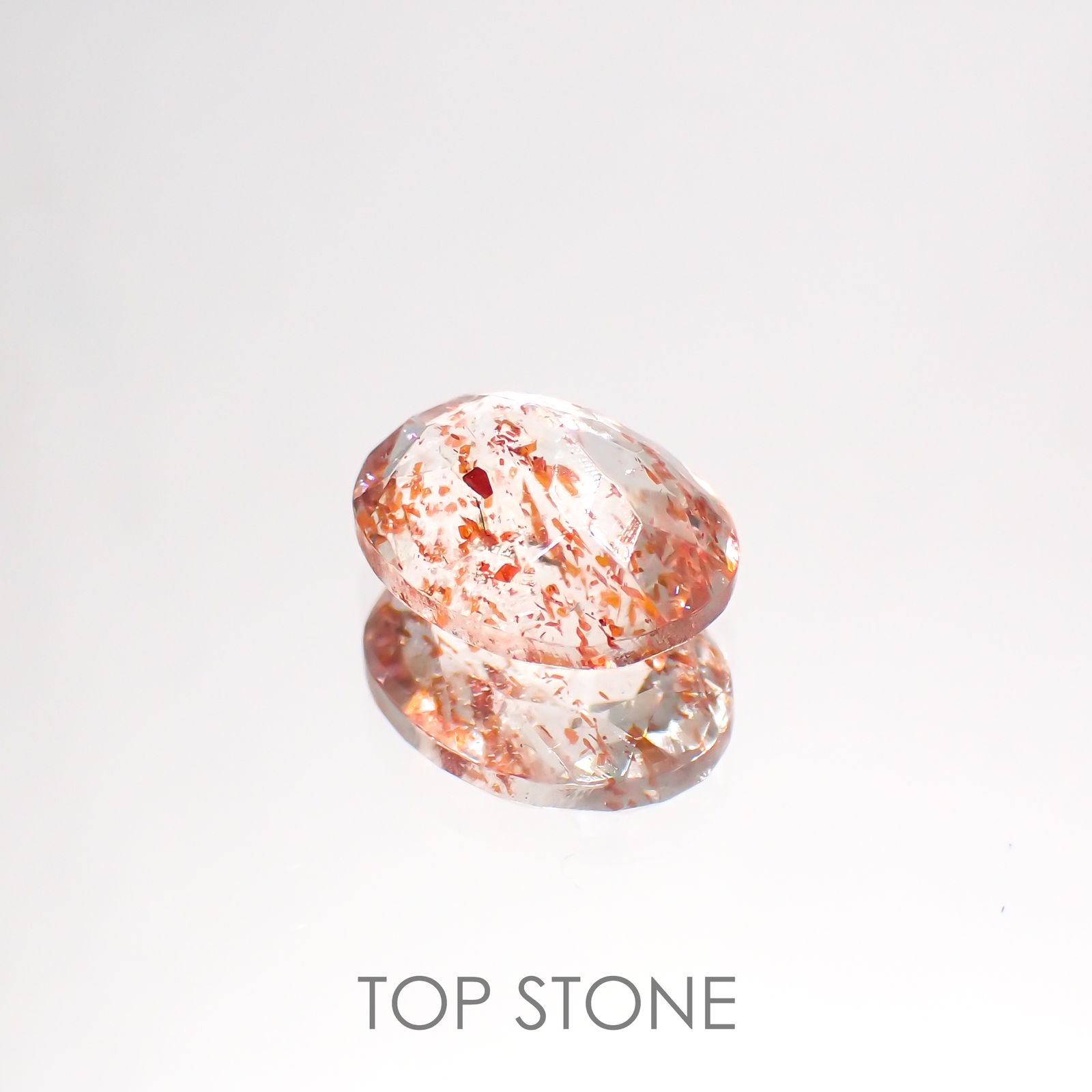 イリュージョンサンストーン インド産 2.41ct[220114215]10.1x8mm前後