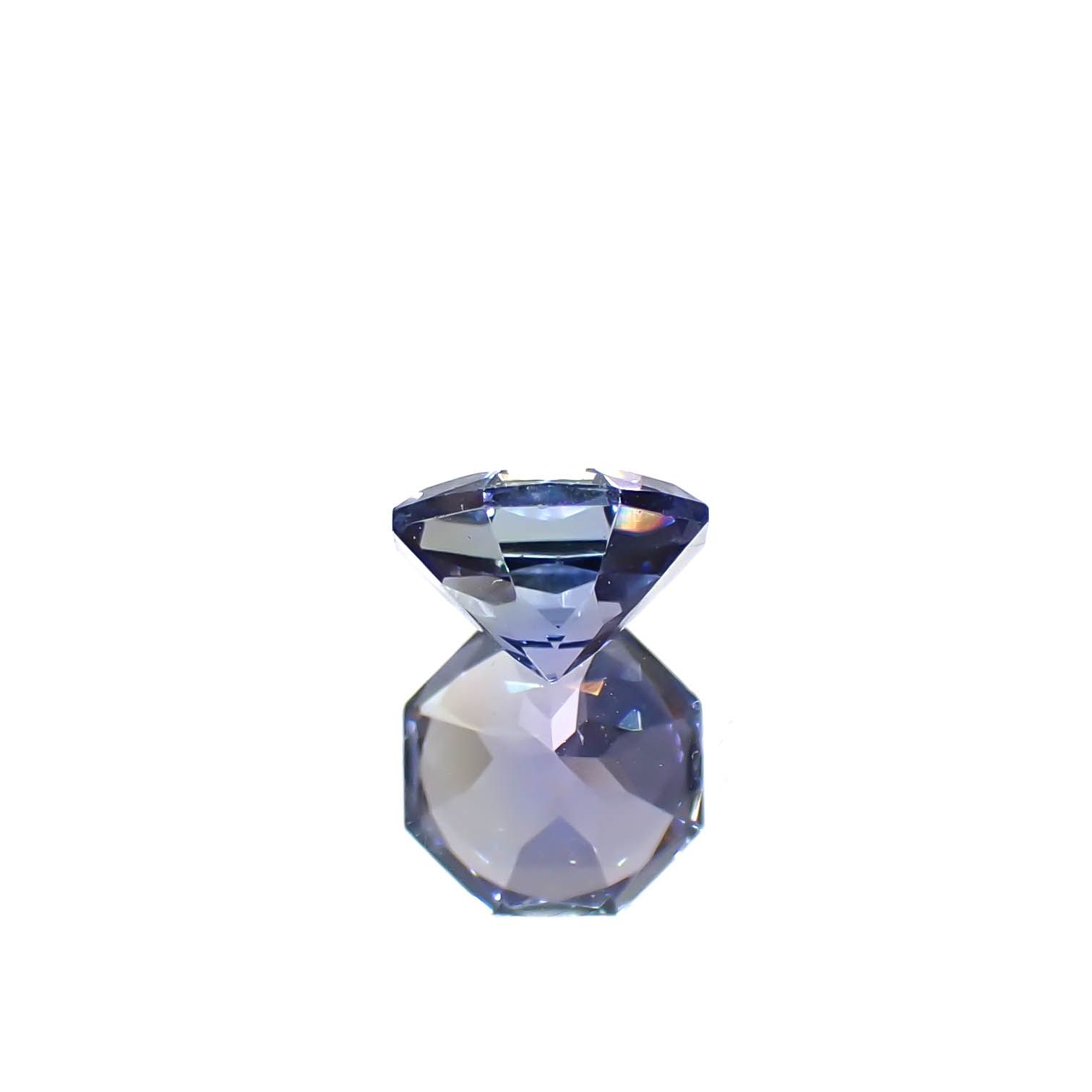 ◇オクタゴンカット◇タンザナイト(宝石名タンザナイト)タンザニア産 0.57ct 識別済[240628132]5.1x5.1mm前後