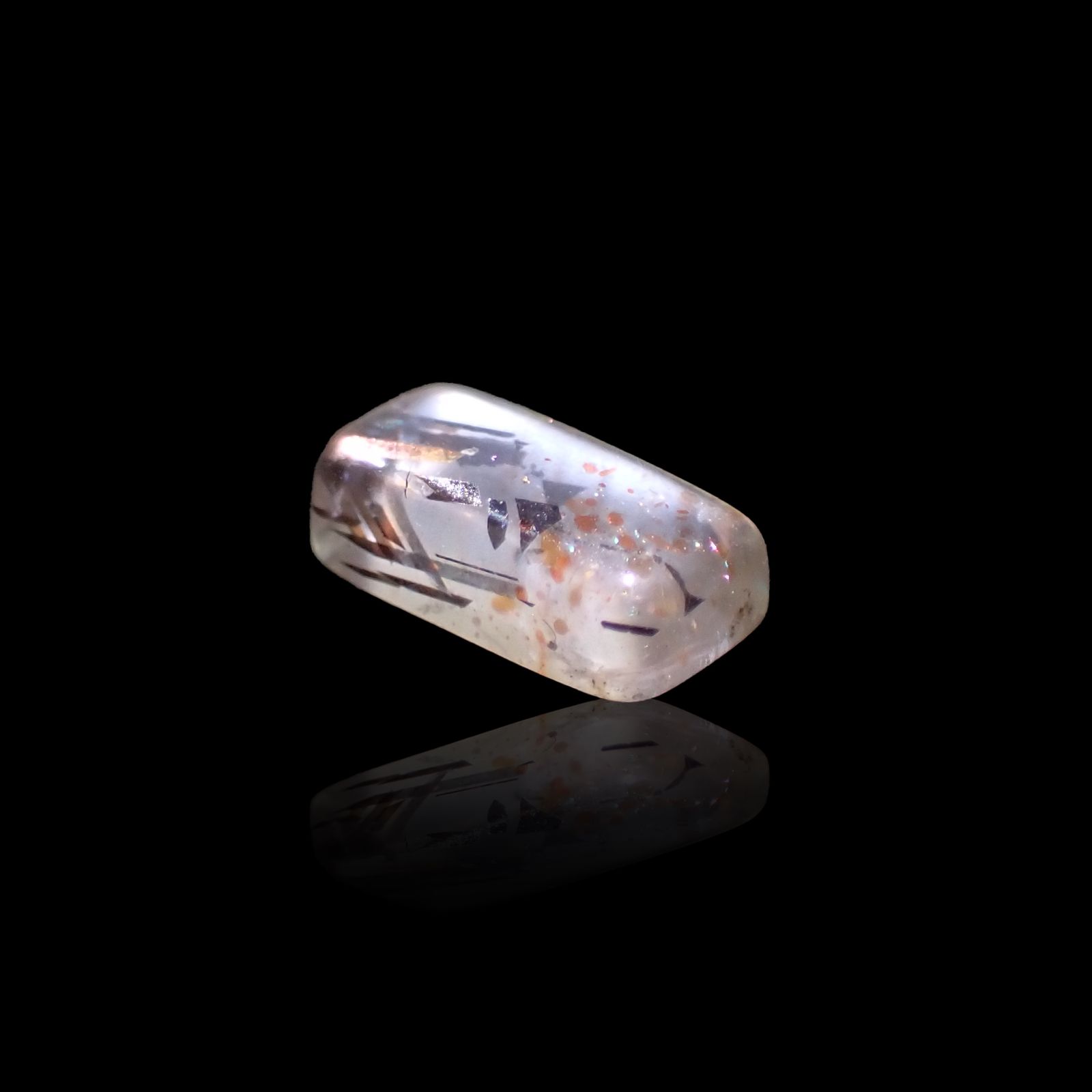 レインボーラティスサンストーン オーストラリア産 0.65ct[230321096]6.9x3.5mm前後