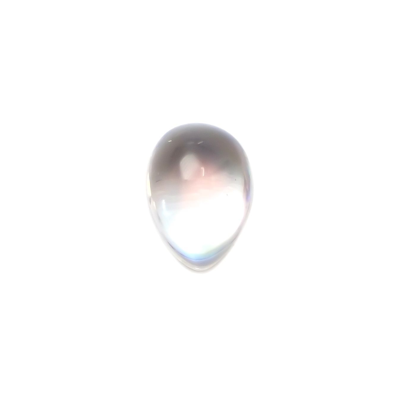 レインボームーンストーン(宝石名アンデシン・ラブラドライト)マダガスカル産 1.07ct 識別済[230522006]7.3x5.3mm前後