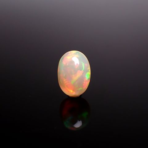 エチオピアオパール(宝石名オパール)エチオピア産 識別済 4.22ct / 13.5x9.8mm前後 [260722819]