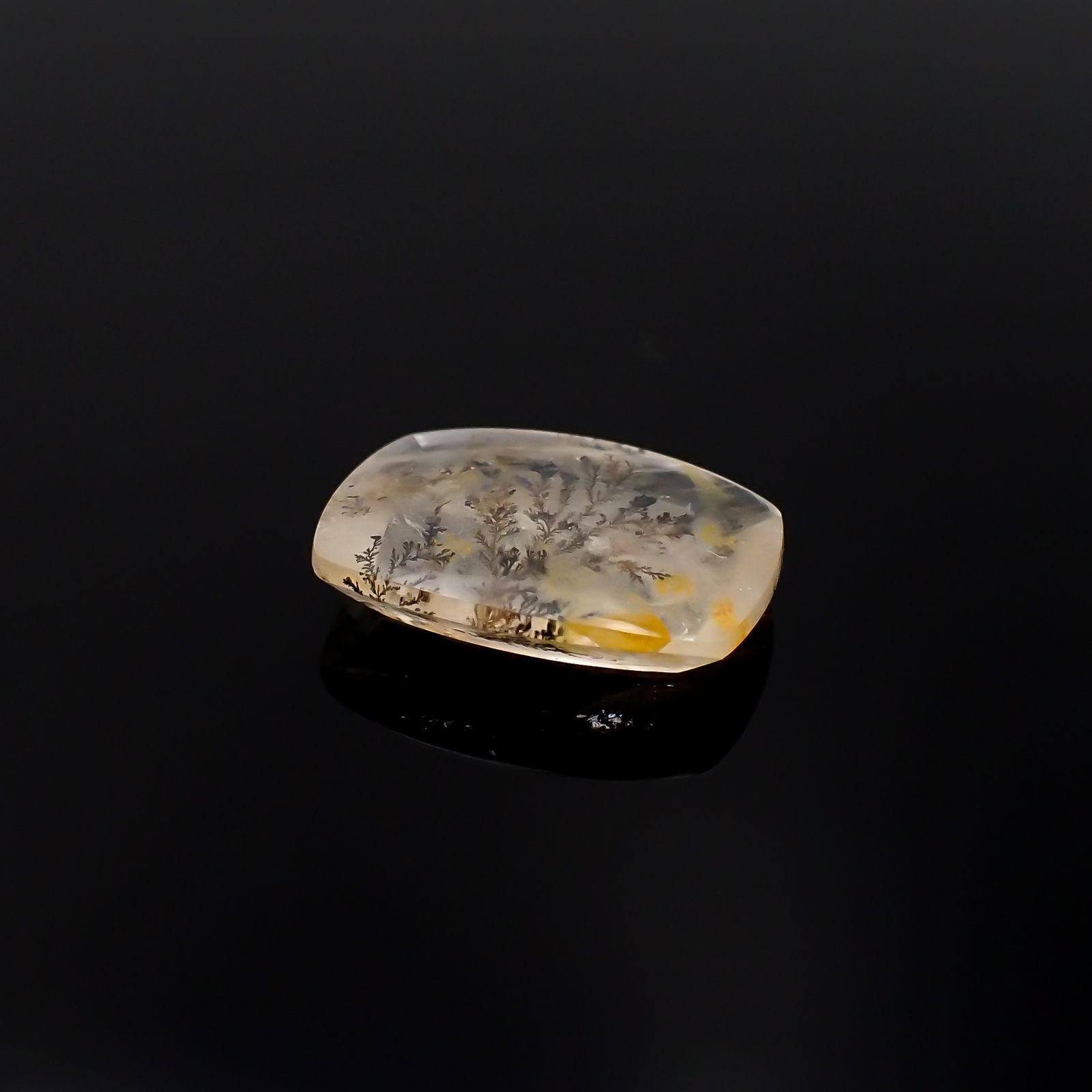 デンドリチッククォーツ ブラジル産 4.21ct[230823248]10.2x14.1mm前後