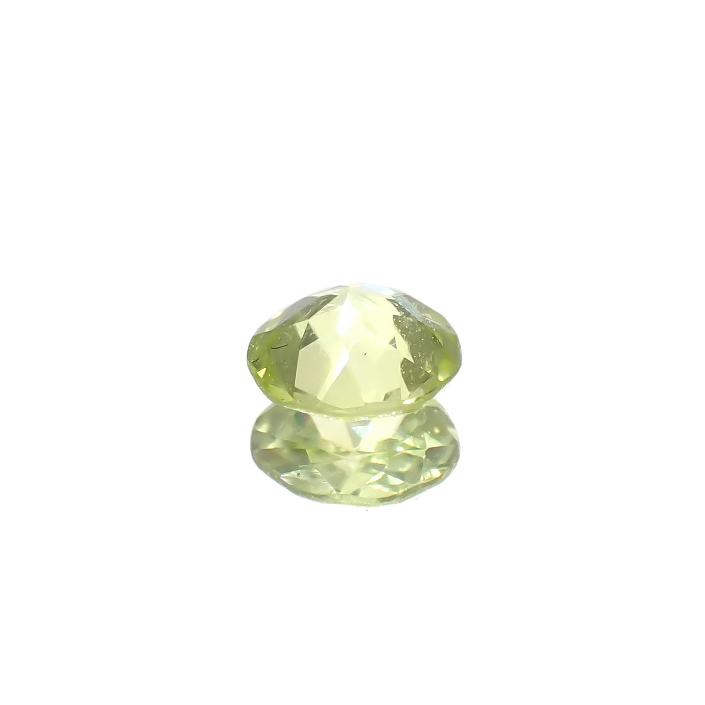 パロットクリソベリル(宝石名クリソベリル)インド産 0.24ct 識別済[240627983]4x4mm前後