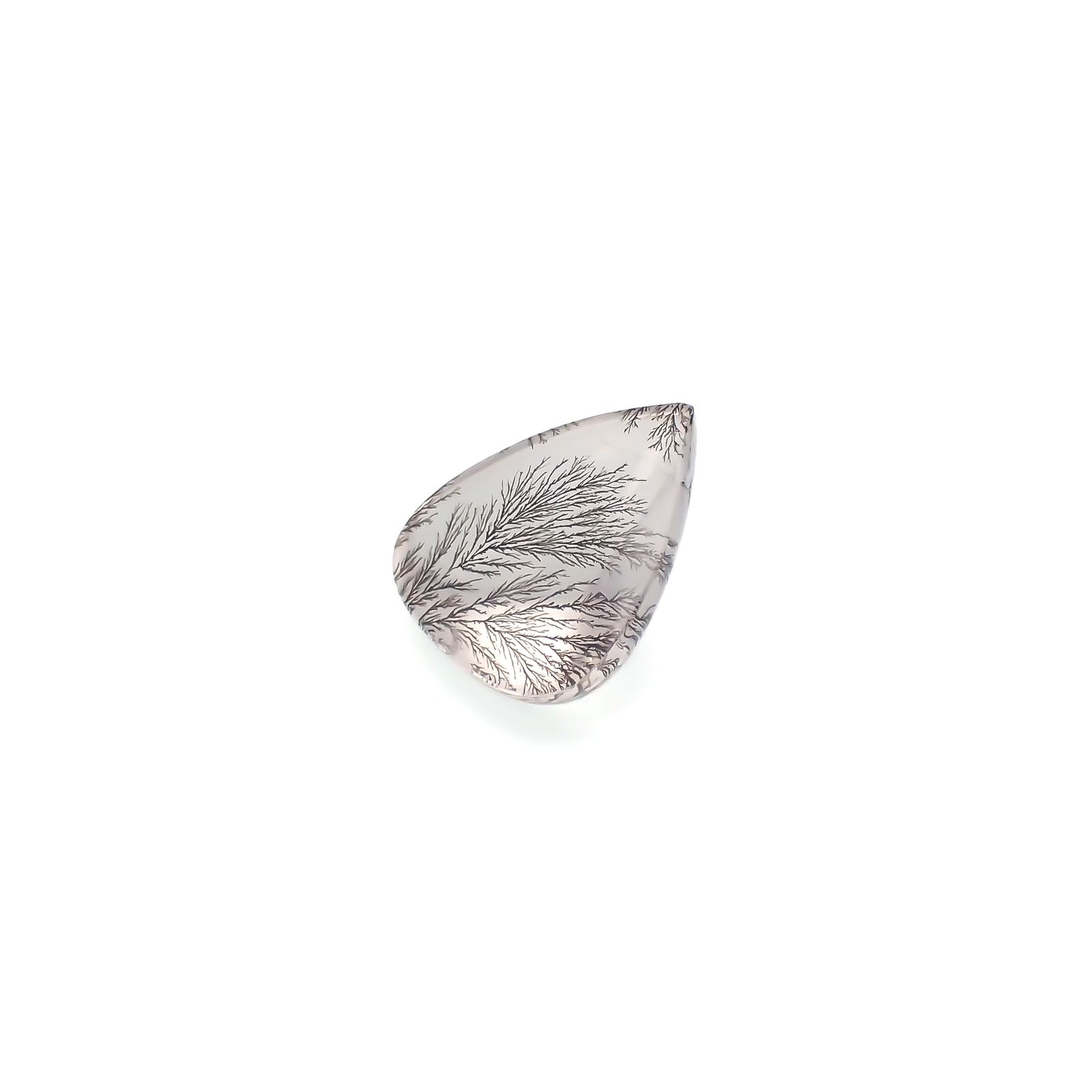 デンドリチッククォーツ ブラジル産 6.60ct[230823238]14.1x13.5mm前後