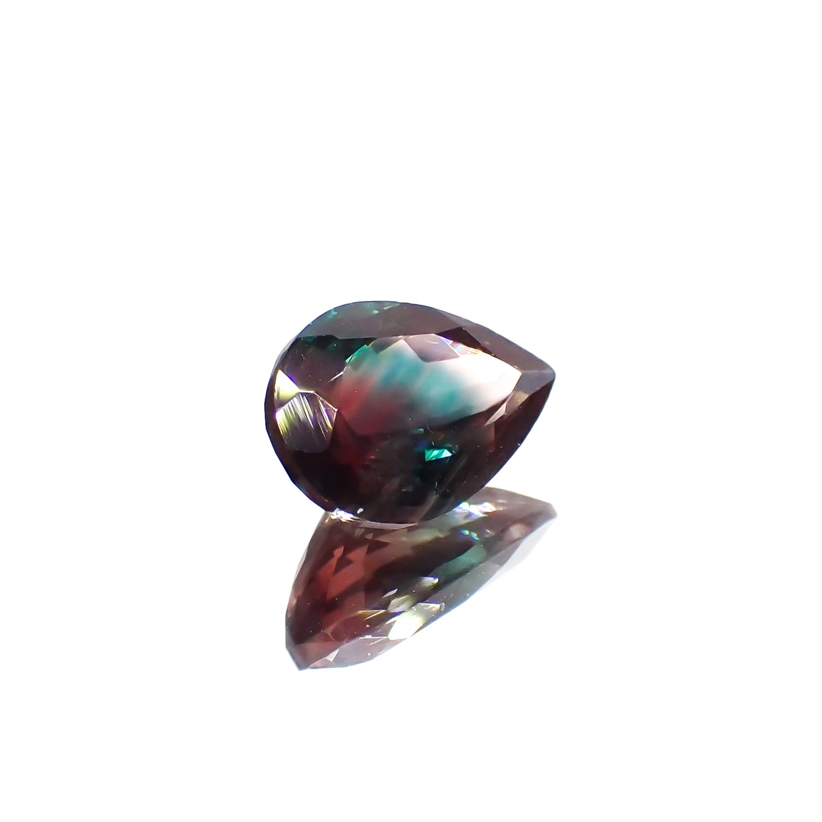 パーティカラーオレゴンサンストーン アメリカ・オレゴン州産 1.86ct[230722830]10x7.1mm前後