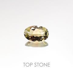 パーティカラートルマリン(宝石名パーティカラード・トルマリン) ブラジル産 0.40ct 識別済[20106474]6.3×4mm前後