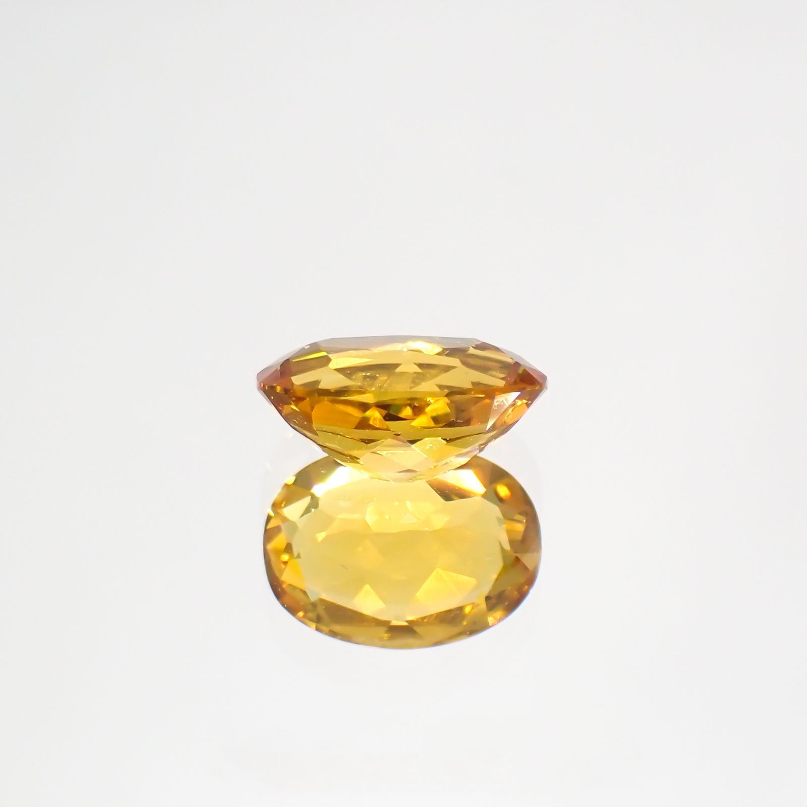 ゴールデンベリル(宝石名ゴールデン・ベリル)ブラジル産 1.10ct 識別済[220115417]8.1x6mm前後