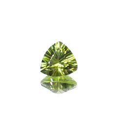 ◇コンケーブカット◇ペリドット 中国産 1.20ct[230622290]7x6.7mm前後