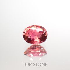 ローズピンクトルマリン(宝石名ピンク・トルマリン)ブラジル/アフリカ産 0.84ct 識別済[220114854]6.5x5.2mm前後