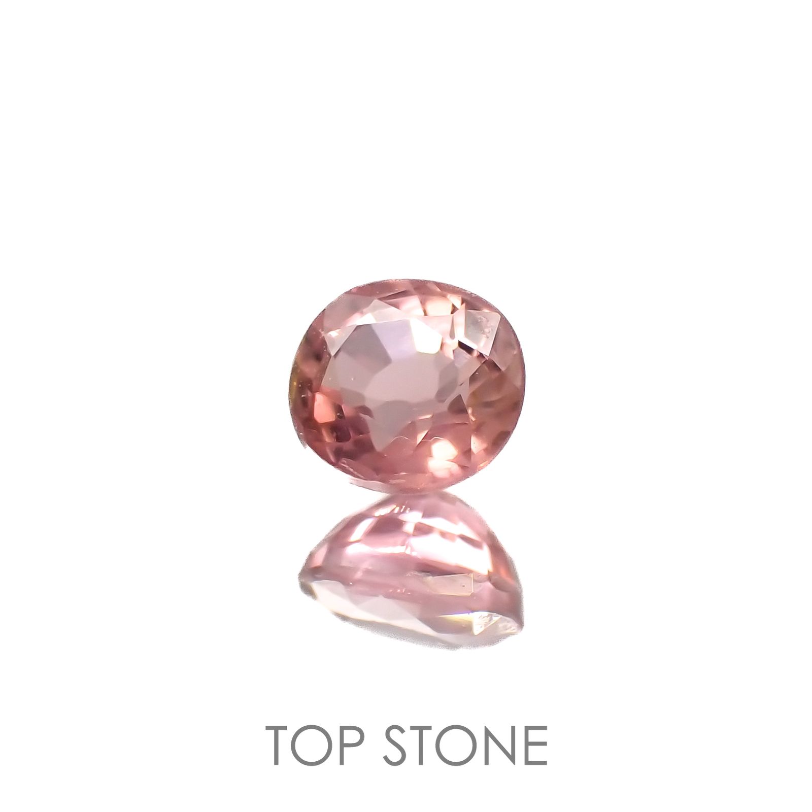 ローズピンクトルマリン(宝石名ピンク・トルマリン)ブラジル/アフリカ産 0.47ct 識別済[221018338]4.8x4.5mm前後
