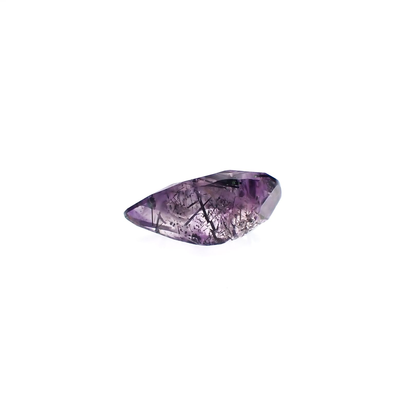 アメジストエレスチャル ナイジェリア産 4.84ct[231224659]15.3x9.8mm前後