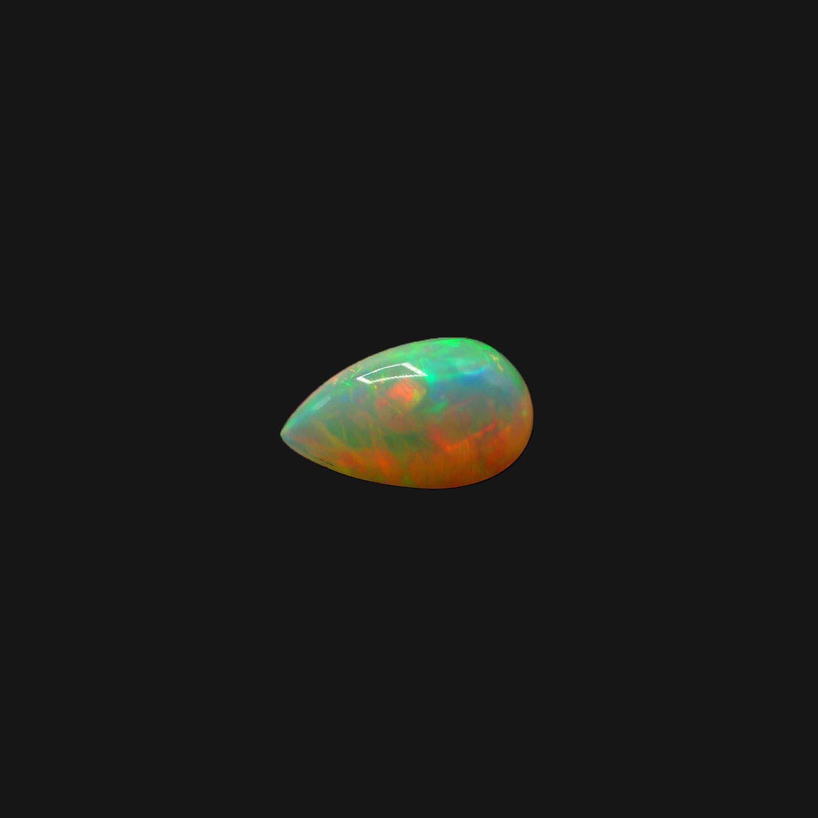 エチオピアオパール(宝石名オパール)エチオピア産 3.325ct ソ付(彩珠)[230722915]13.8x9.1mm前後