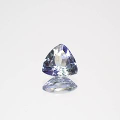 バイカラータンザナイト(宝石名ゾイサイト)タンザニア産 0.43ct 識別済[230421802]4.9x5.1mm前後