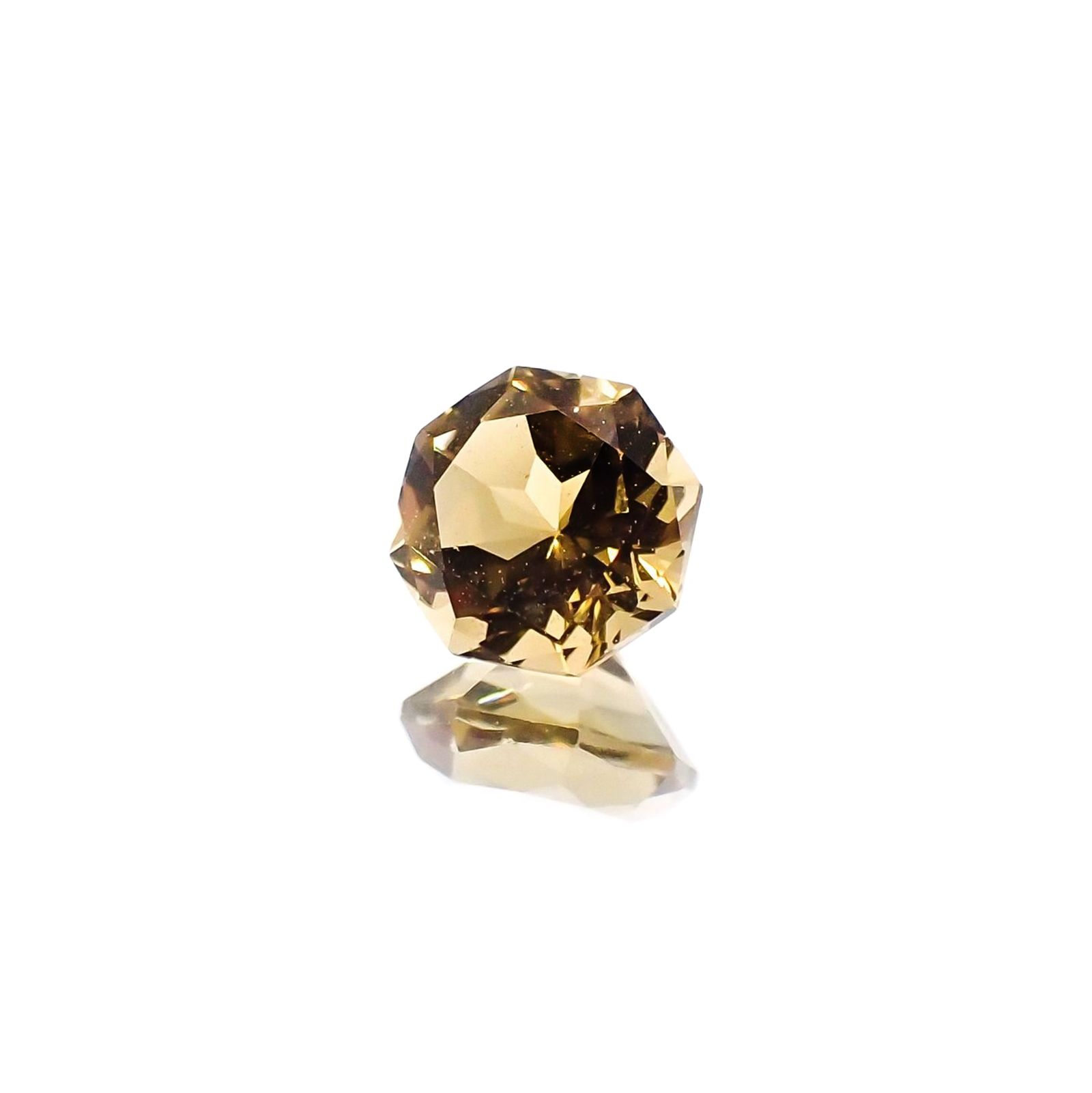 ◇オクタゴンカット◇イエロートルマリン(宝石名トルマリン)ブラジル/アフリカ産 識別済 0.59ct / 5x5mm前後 [260424217]
