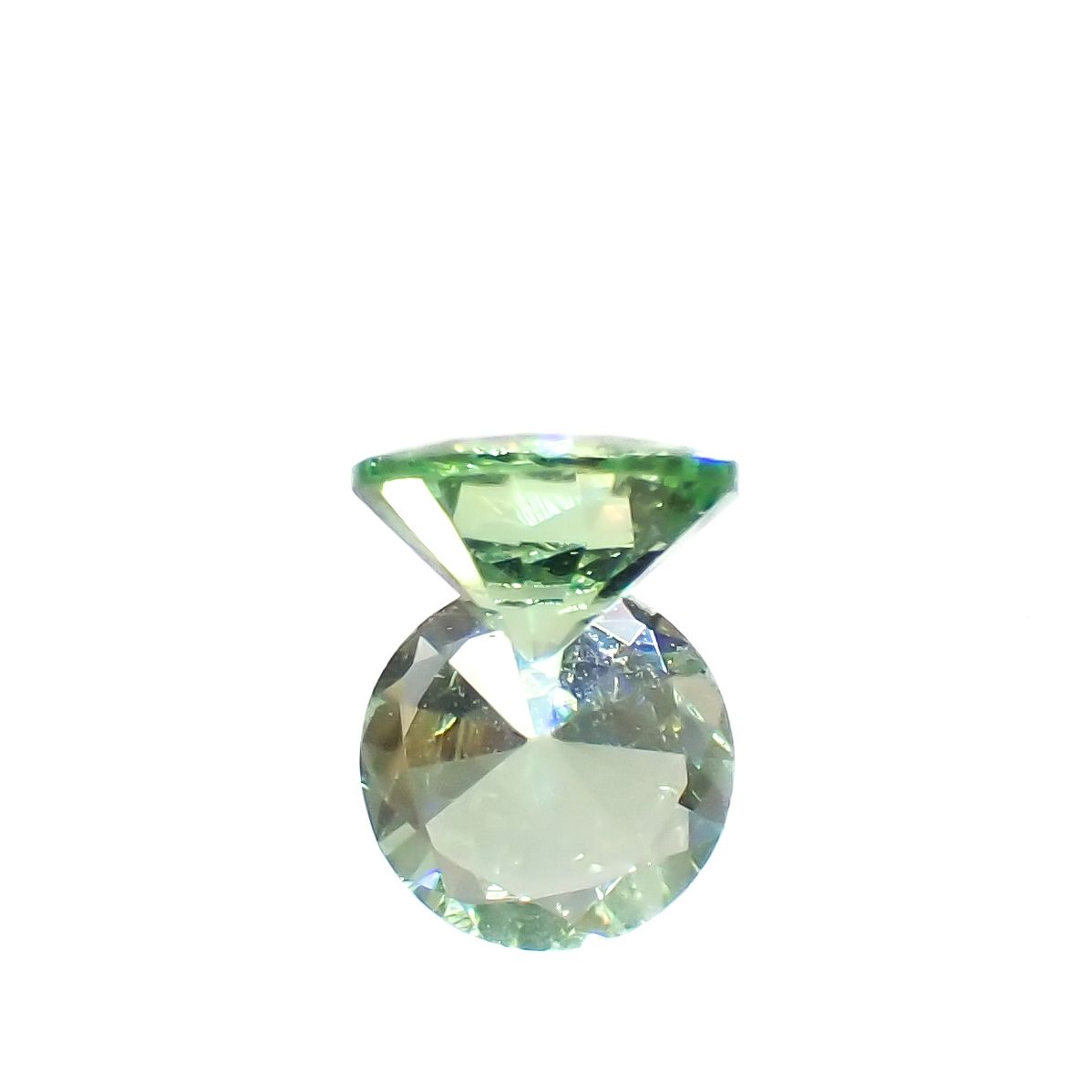 ミントガーネット(宝石名ガーネット)タンザニア産 0.29ct 識別済[230823065]4.3x4.3mm前後