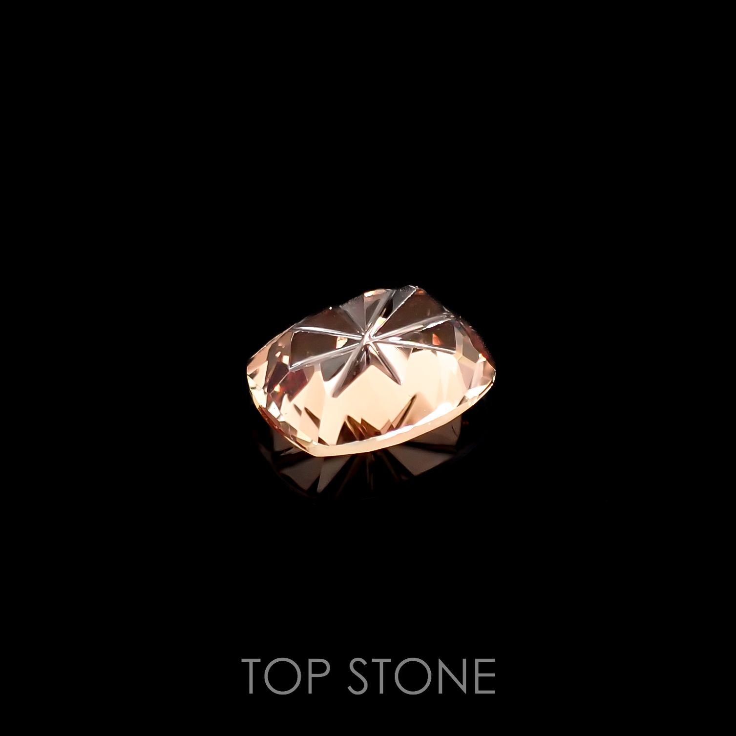 ◇甲州貴石切子Plus Three◇アンデシン カード付き(宝石名アンデシン)チベット産 1.64ct 識別済[220616079]9x7mm前後