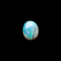 ブラックオパール(宝石名ブラック・オパール)オーストラリア産 1.286ct ソ付(彩珠)[231023701]9.9x7.9mm前後