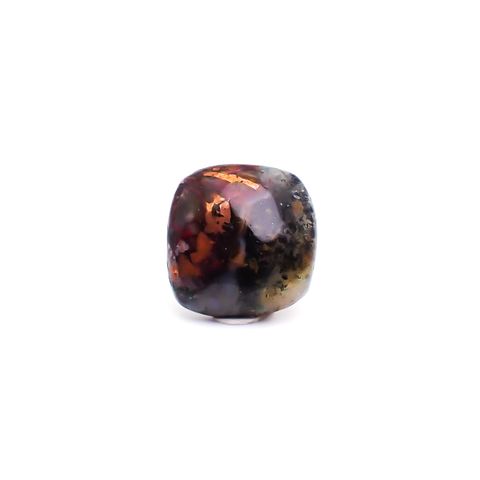 コッパークリソコラインカルセドニー インドネシア産 8.51ct / 12.7x12.5mm前後 [260932799]