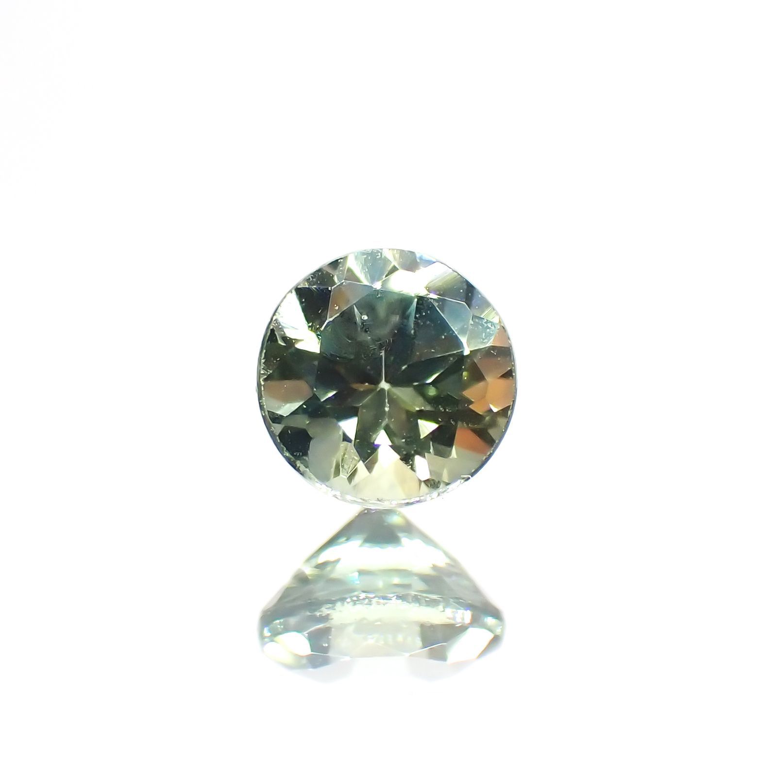 モンタナサファイア(宝石名サファイア)アメリカ・モンタナ州産 0.35ct 識別済[220114013]3.9x3.9mm前後