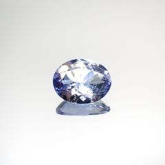 パーティカラータンザナイト(宝石名パーティカラード・ゾイサイト) タンザニア産 2.132ct ソ付(彩珠)[210912641]10.1×7.9mm前後