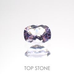 マリアライトフルオレッセンス(宝石名パープル・スキャポライト) スリランカ産 0.19ct 識別済[21019558]3.3×4.5mm前後
