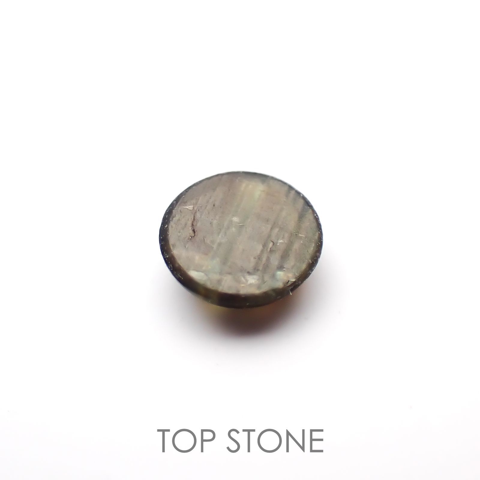 ゴールドシーンサファイア(宝石名シーン・サファイア)ケニア産 0.40ct 識別済[220616225]4.6x4.6mm前後