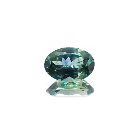 モンタナサファイア(宝石名サファイア) アメリカ・モンタナ州産 0.72ct 識別済[25129304]6.5×4.5mm前後