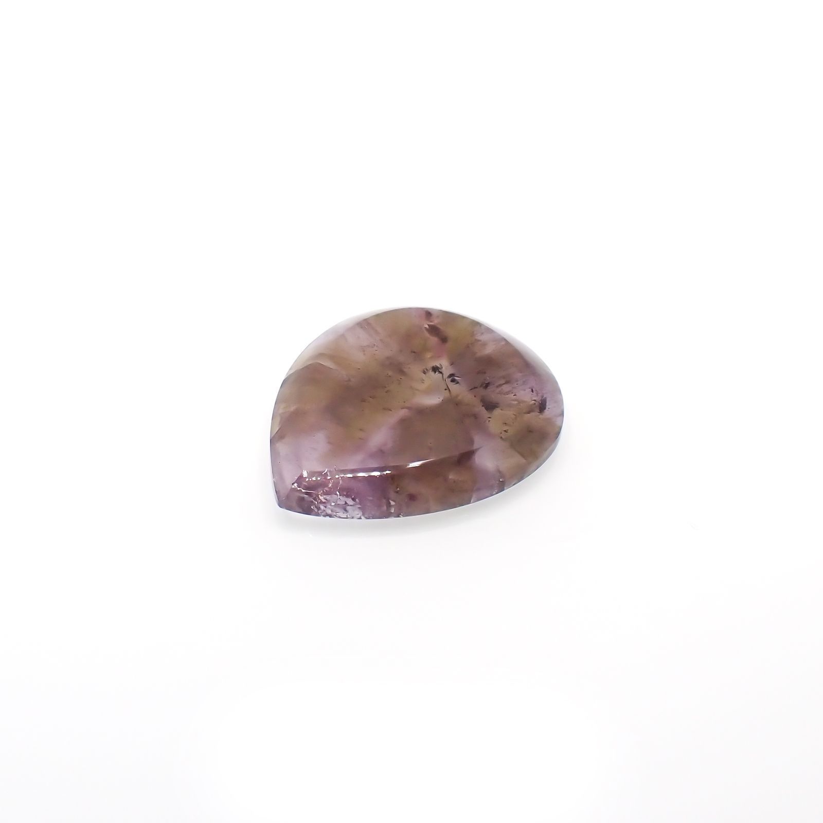 トラピッチェアメトリン 偏光板2枚付き  ブラジル・ミナスジェライス州産 10.56ct[220918106]22.3x18.4mm前後