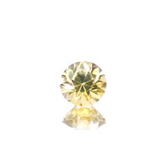 イエロージルコン(宝石名イエロー・ジルコン)スリランカ/カンボジア産 0.39ct 識別済[241129499]4x4mm前後