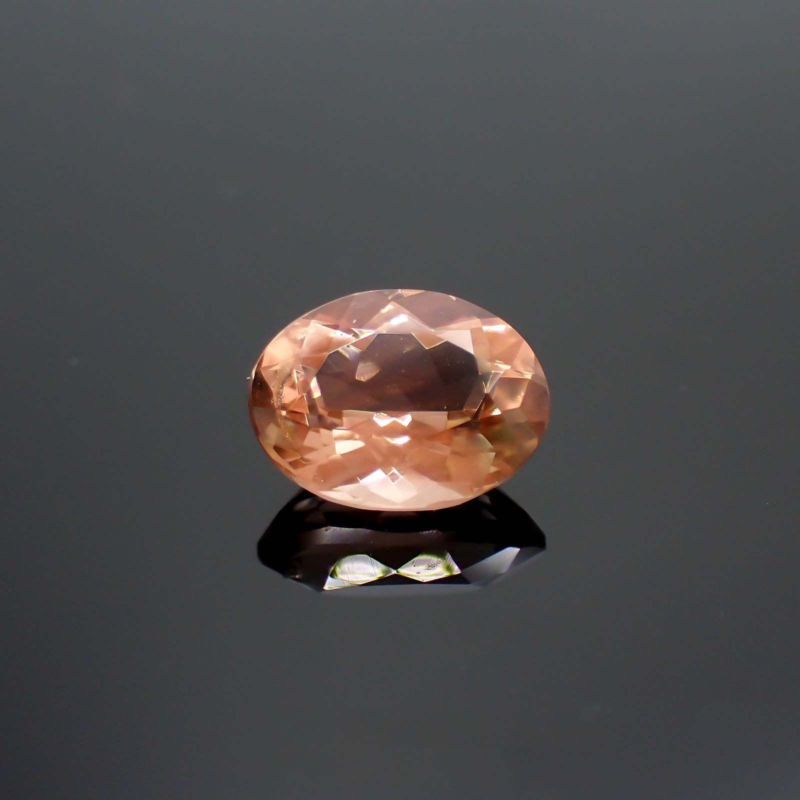 オレゴンサンストーン(宝石名ラブラドライト)アメリカ・オレゴン州産 1.88ct 識別済[230722703]9.3x7.1mm前後