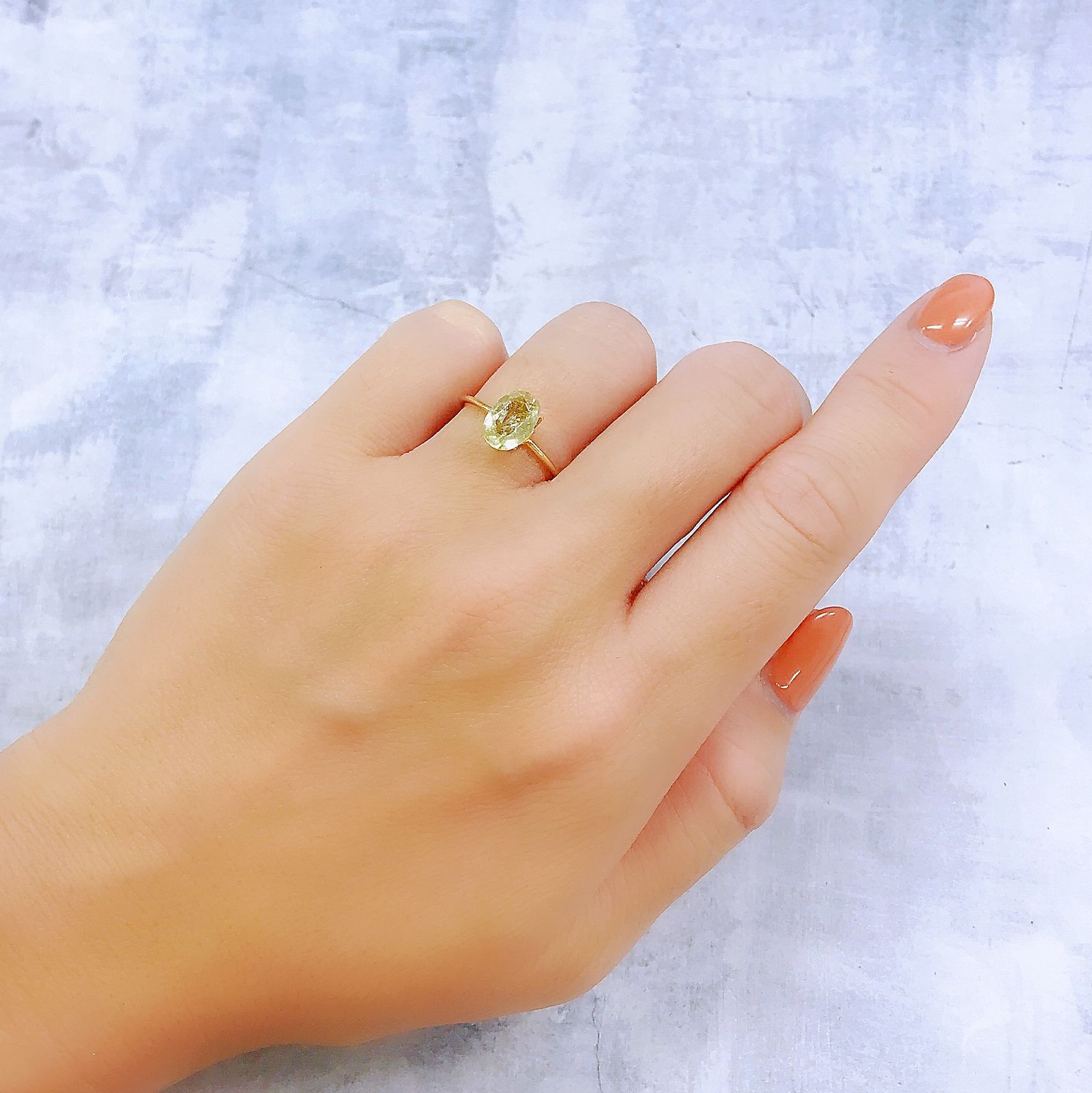 インペリアルトパーズ ブラジル産 1.36ct[221018515]8.6x6mm前後