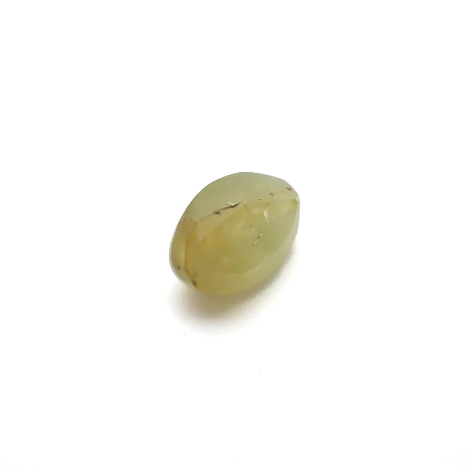 クリソベリルキャッツアイ(宝石名クリソベリル・キャッツアイ)スリランカ産 1.22ct 識別済[231225020]7.3x4.8mm前後
